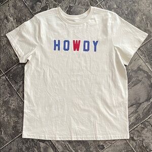 WRANGLER ‘Howdy' Graphic T-Shirt Unisex Western Cowboy Cowgirl Ranchwear